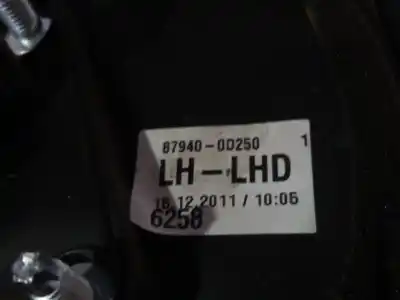 Peça sobressalente para automóvel em segunda mão espelho retrovisor esquerdo por toyota yaris 1.33 vvt-i 100cv 1329cc referências oem iam 879400d250  