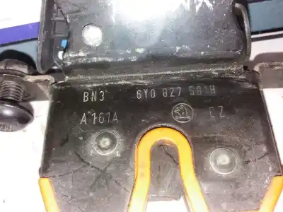 Автозапчасти б/у замок багажника/ворот за skoda fabia (6y2/6y3) 1.2 12v ссылки oem iam 6y0827501h  