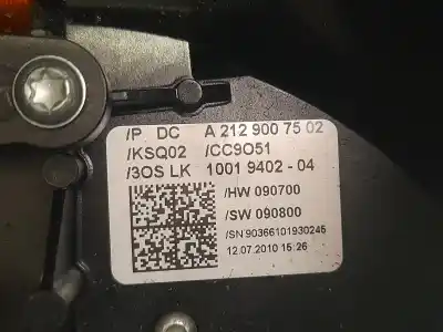 Recambio de automóvil de segunda mano de anillo airbag para mercedes clase e (w212) lim. 2.1 cdi cat referencias oem iam a2129007502  