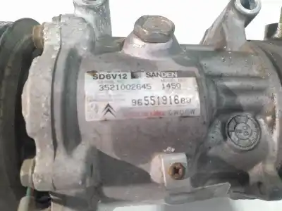 Pezzo di ricambio per auto di seconda mano compressore aria condizionata per citroen c3 pluriel (hb_) 1.4 hdi riferimenti oem iam 9655191680  