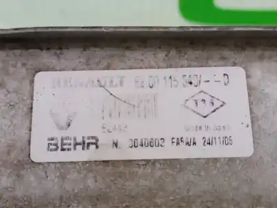 Автозапчастина б/у інтеркулер для renault scenic ii 1.5 dci diesel посилання на oem iam 8200115540  