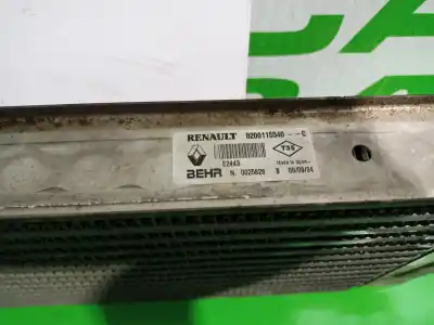 Second-hand car spare part intercooler for renault megane ii familiar 1.9 dci diesel oem iam references 8200115540   Second-hand car spare part intercooler for renault megane ii familiar 1.9 dci diesel oem iam references 8200115540