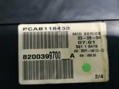 Автозапчасти б/у приборная доска за renault megane ii familiar 1.9 dci diesel ссылки oem iam 8200399700   Автозапчасти б/у приборная доска за renault megane ii familiar 1.9 dci diesel ссылки oem iam 8200399700