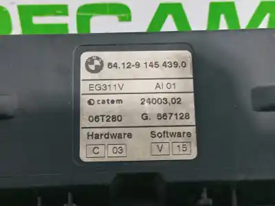 Second-hand car spare part full normal heating for bmw x3 (e83) 2.0 16v diesel cat oem iam references 64129145439 / eg311v  