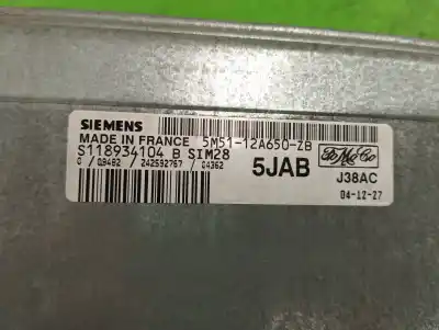Second-hand car spare part ecu engine control for ford focus ii sedán (db_, fch, dh) 1.6 oem iam references 5m5112a650zb  