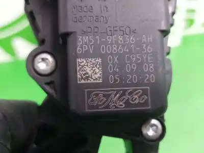 Автозапчастина б/у педаль акселератора для ford c-max (cb3) 1.8 tdci turbodiesel cat посилання на oem iam 3m519f836ah  