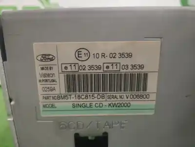Автозапчасти б/у аудиосистема / радио cd за ford c-max (cb3) 1.8 tdci turbodiesel cat ссылки oem iam 8m5t18c815db  