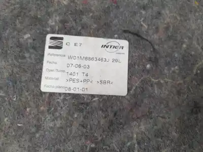 Автозапчастина б/у оббівка багажника підлоги для seat leon (1m1) 1.9 tdi посилання на oem iam 1m6863463j  