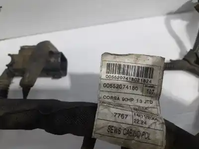 Peça sobressalente para automóvel em segunda mão fio por opel corsa d 1.3 16v cdti referências oem iam 552074180  