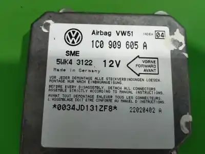Автозапчасти б/у комплект подушки безопасности за seat toledo (1m2) 1.9 tdi ссылки oem iam 1c0909605a  