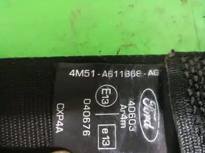 Автозапчасти б/у задний правый ремень безопасности за ford focus berlina (cap) 1.6 16v cat ссылки oem iam 4m51a611b68  