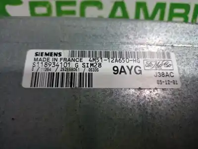 Second-hand car spare part ecu engine control for ford focus ii sedán (db_, fch, dh) 1.6 oem iam references 4m5112a650hg  