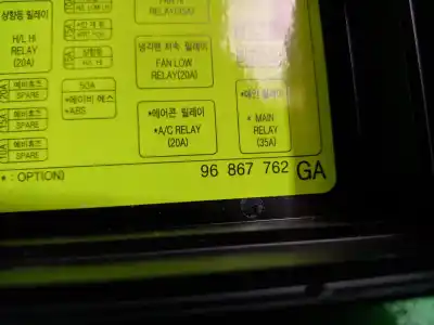 Second-hand car spare part fuse box unit for chevrolet aveo ls oem iam references 96867762ga  