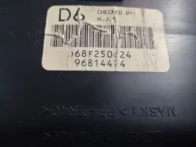 Peça sobressalente para automóvel em segunda mão quadrante por chevrolet aveo ls referências oem iam 96814474  