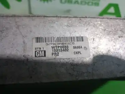 Peça sobressalente para automóvel em segunda mão intercooler por opel zafira b cosmo referências oem iam 13213402  