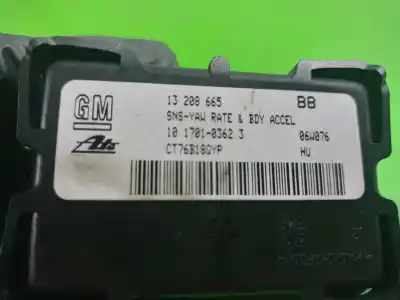 Peça sobressalente para automóvel em segunda mão sensor por opel zafira b cosmo referências oem iam 13208665  