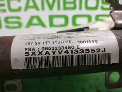 Recambio de automóvil de segunda mano de AIRBAG CORTINA DELANTERO DERECHO para PEUGEOT 307 1 GENERACION [2001 2005] HATCHBACK 3PUERTAS 1.6 HDi MT referencias OEM IAM 9653233480E  