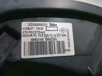 Автозапчасти б/у левая фара за renault kangoo (f/kc0) authentique ссылки oem iam 8200589032  
