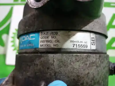 Peça sobressalente para automóvel em segunda mão compressor de ar condicionado a/a a/c por chevrolet aveo ls referências oem iam 715559 / 96806796  