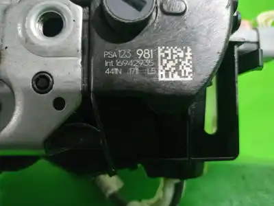 Peça sobressalente para automóvel em segunda mão fechadura da porta dianteira esquerda por citroen c3 origins referências oem iam 16942935  