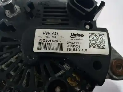 Peça sobressalente para automóvel em segunda mão alternador por seat arona xperience referências oem iam 05e903026q  