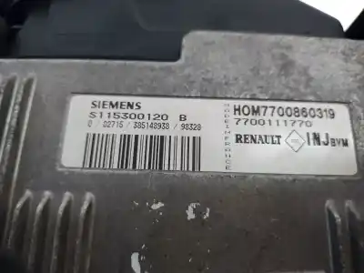 Second-hand car spare part ecu engine control for renault megane i berlina hatchback (ba0) 1.6e alize oem iam references 7700111770  