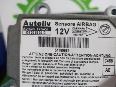 Pezzo di ricambio per auto di seconda mano kit airbag per lancia ypsilon (101) 1.3 multijet 16v argento (10.2006->) riferimenti oem iam 216196945  