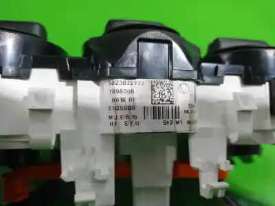 Peça sobressalente para automóvel em segunda mão comando de sofagem (chauffage / ar condicionado)  por citroen c3 origins referências oem iam 9823822777  