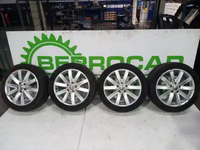 Pezzo di ricambio per auto di seconda mano Set di Cerchione in lega per VOLKSWAGEN GOLF VI (5K1)  Riferimenti OEM IAM 5K0601025F  