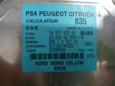 Second-hand car spare part Electronic Module for CITROEN C3 PLURIEL (HB_) 1.4 HDi OEM IAM references 9653783580  