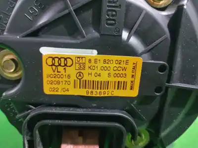 Peça sobressalente para automóvel em segunda mão motor de sofagem por audi a4 berlina (8e) 2.5 tdi referências oem iam 8e1820021e  