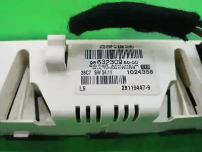 Автозапчастина б/у багатофункційний дисплей для citroen c5 berlina attraction посилання на oem iam 966323098000  