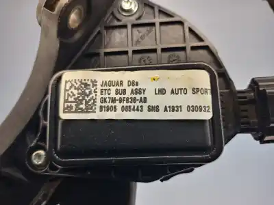 Автозапчастина б/у педаль акселератора для jaguar e-pace basis awd посилання на oem iam gk7m9f836ab  