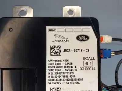 Автозапчастина б/у електронний модуль для jaguar e-pace basis awd посилання на oem iam j9c370718cs  