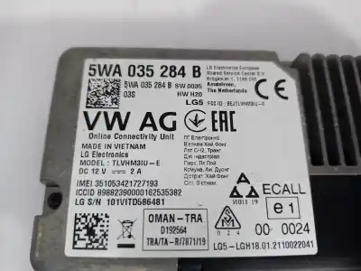 Second-hand car spare part electronic module for seat arona xperience oem iam references 5wa035284b  