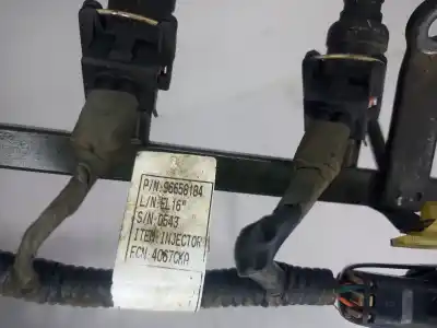 Peça sobressalente para automóvel em segunda mão régua / rampa de injetores por chevrolet matiz s referências oem iam 96658184  