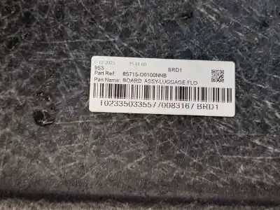 Автозапчастина б/у оббівка багажника підлоги для hyundai i20 (bc3) essence mild-hybrid посилання на oem iam 85715q0100nnb  