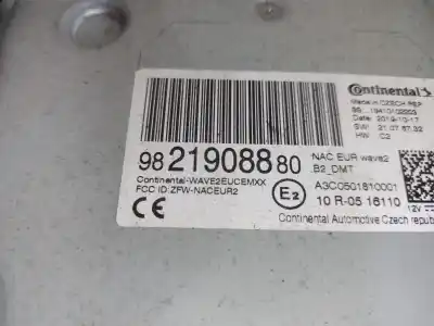 İkinci el araba yedek parçası SES SISTEMI / RADYO CD için PEUGEOT 308 Active OEM IAM referansları 9821908880  