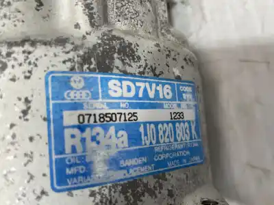 Second-hand car spare part air conditioning compressor for seat leon (1m1) stella oem iam references 1j0820803k  