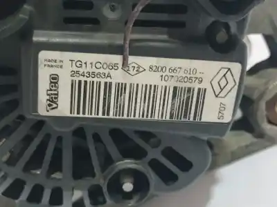 Автозапчастина б/у генератор для renault scenic ii grand confort dynamique посилання на oem iam tg11c065  