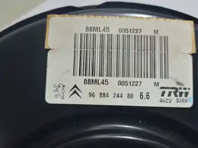 Second-hand car spare part brake servo for peugeot 207 sw confort oem iam references 88ml45  