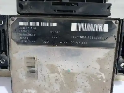 Автозапчастина б/у ебу контролер двигуна для fiat doblo (119) 1.9 d active (05.2004->) посилання на oem iam r04010036f  