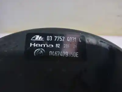Second-hand car spare part brake servo for fiat doblo (119) 1.9 d active (05.2004->) oem iam references 03775240314  