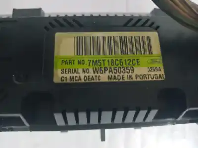 Peça sobressalente para automóvel em segunda mão comando de sofagem (chauffage / ar condicionado)  por ford focus lim. (cb4) business referências oem iam 7m5t18c612ce  