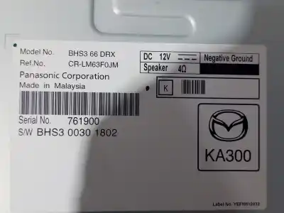 Second-hand car spare part electronic module for mazda 3 lim. () center-line oem iam references bhs300301802  