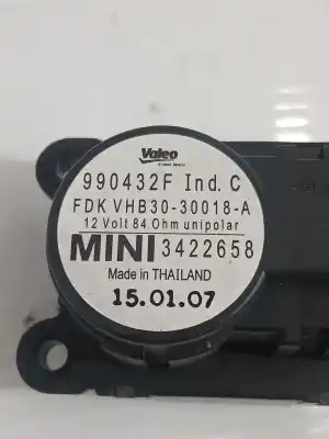 Second-hand car spare part air conditioning hatches opening motor for mini mini (r56) one oem iam references 990432f  