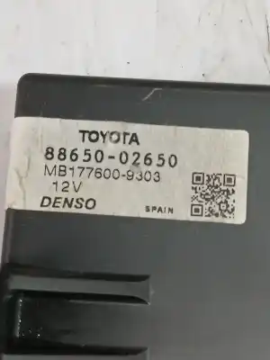 Peça sobressalente para automóvel em segunda mão módulo eletrônico por toyota auris (_e15_) 1.33 dual-vvti (nre150_) referências oem iam 8865002650  