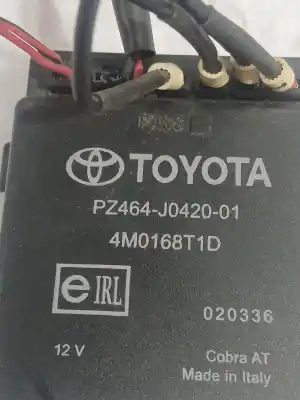 Peça sobressalente para automóvel em segunda mão módulo eletrônico por toyota auris (_e15_) 1.33 dual-vvti (nre150_) referências oem iam pz464j042001  