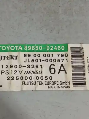 Pièce détachée automobile d'occasion module électronique pour toyota auris (_e15_) 1.33 dual-vvti (nre150_) références oem iam 8965002460  