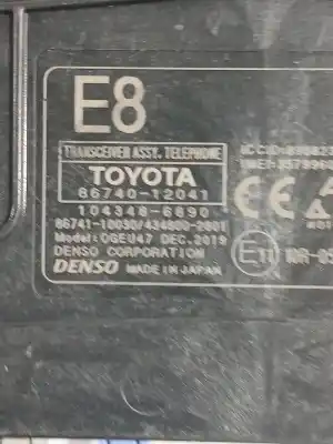 Pezzo di ricambio per auto di seconda mano modulo elettronico per toyota corolla station wagon (_e21_) 1.8 hybrid (zwe211) riferimenti oem iam 8674012041  